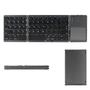 Imagem de Mini Teclado Bluetooth Dobrável com Touchpad - Portátil para Android, Windows e Tablets