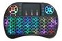 Imagem de Mini Teclado Bluetooth para Smart Tv Pc Gamer Muda De Cor Led