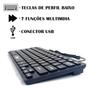 Imagem de Mini Teclado com fio Usb para Notebook Pc Computador - Modelo Compact