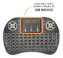 Imagem de Mini Teclado Controle S/ Fio Touch LED