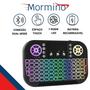 Imagem de Mini Teclado e Mouse Controle Sem Fio Bluetooth wi-fi LED Para Tv Smart Pc Tablet Celular - Exbom