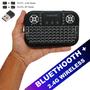 Imagem de Mini Teclado Iluminação Luz Colorida Sem Fio 2 Modos Bluetooth/Receptor 2.4G LE7704