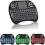 Imagem de Mini Teclado Led Wi-Fi Wireless Sem Fio Com Mouse Touch Pad