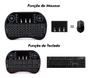 Imagem de Mini Teclado Led Wi-Fi Wireless Sem Fio Com Mouse Touch Pad
