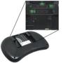 Imagem de Mini Teclado Mouse Iluminado Led Touchpad Wireless Bluetooth Wifi Sem Fio Tv Smart Usb I8 Preto