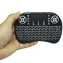 Imagem de Mini Teclado Mouse Iluminado Led Touchpad Wireless Bluetooth Wifi Sem Fio Tv Smart Usb I8 Preto