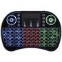 Imagem de Mini Teclado Mouse Iluminado Led Touchpad Wireless Sem Fio Tv Smart Usb Preto