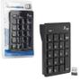 Imagem de Mini Teclado Numérico Sem Fio Usb Kp-2038 Alcance 10 Metros