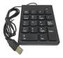 Imagem de Mini Teclado Numérico Usb Com Fio 18 Teclas Notebook Pc