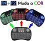 Imagem de Mini Teclado RGB  Wireless /  Bluetooth Celular/  Tv  /Smart Tv