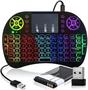 Imagem de Mini Teclado RGB  Wireless /  Bluetooth Celular/  Tv  /Smart Tv