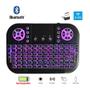 Imagem de Mini Teclado sem fio Touchpad LED BLUETOOTH WIFI 2.4Ghz
