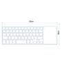 Imagem de Mini Teclado Touch Sem Fio 2.4G - 59 Teclas com Touchpad