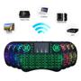 Imagem de Mini Teclado Touch Wireless com LED para PC, Android e Smart TV.