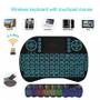 Imagem de Mini Teclado Touchpad RPG Bluetooth LED para  Smart TV Notebook Projetor