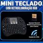 Imagem de Mini Teclado Wireless Touch Para Celular Pc Android Tv Smart