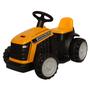 Imagem de Mini Trator Elétrico Infantil Com Reboque Amarelo até 25kg Motorizado Bateria Importway BW079AM