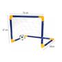 Mini Trave Brinquedo Futebol Gol 76 Cm Com Bola E Bomba De Ar - Dm Toys Imagem de Mini Trave Brinquedo Futebol Gol 76 Cm Com Bola E Bomba De Ar - Dm Toys
