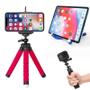 Imagem de Mini Tripé de Mesa Com Suporte Articulado 360º Para Celular / Câmera - Cores Sortidas - ATURN SHOP