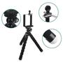 Imagem de Mini Tripé de Mesa Flexivel 360 com Suporte para SmartPhone (Preto) - Worldview