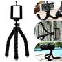 Imagem de Mini Tripé de Mesa Flexivel 360 com Suporte para SmartPhone (Preto) - Worldview