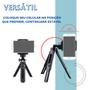 Imagem de Mini Tripe de Mesa Para Celular Camera Iluminação Com Regulagem Altura e Rotação 360º - GKS