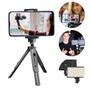 Imagem de Mini Tripe de Mesa Para Celular Camera Iluminação Com Regulagem Altura e Rotação 360º - GKS