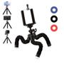 Imagem de Mini Tripe Flexivel Ajustavel Emborrachado Suporte para Celular e Camera