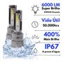 Imagem de Mini Ultra Led Small RAYX H1 H3 H7 H11 H27 HB3 HB4 6000k 6000 Lumens