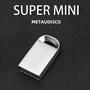 Imagem de Mini Unidade Flash USB De Metal Prateado De 64 GB Com Chaveiro Business Memory Stick Pendrive U Disk