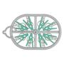 Imagem de Mini Varal Oval Com 8 Prendedores - Flash Limp