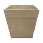 Imagem de Mini Vaso Cachepot Riscado 8x8x10 Mdf Madeira