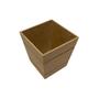 Imagem de Mini Vaso Cachepot Riscado 9,5x9,5x10 Mdf Madeira