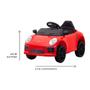 Imagem de Mini Veículo Carro Elétrico Infantil Porsche Vermelho 12v - Bang Toys