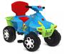 Imagem de Mini Veiculo Smart Quad Passeio Azul Pedal com Haste Bandeirante Menino