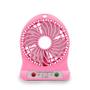 Imagem de Mini Ventilador Recarregável USB Portátil Rosa