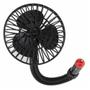 Imagem de Mini ventilador veicular automotivo com haste flexivel 12v carro caminhão e onibus