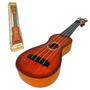 Imagem de Mini Violão Acústico Com Cordas De Aço E Palheta Infantil
