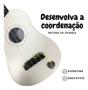 Imagem de Mini Violao Infantil 57cm Branco Ukulele Palheta Cordas Aço