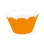 Imagem de Mini Wrapper Mini Cupcake - Laranja - 3cm x 14,5cm - 12 unidades - Nc Toys