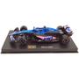 Imagem de Miniatura - 1:43 - Formula 1 BWT Alpine 2023 A523 31 Esteban Ocon com Capacete - Bburago