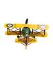 Imagem de Miniatura Avião Amarelo De Hélice 8x21x21cm - Tudo em Caixa