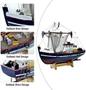 Imagem de Miniatura Barco Navio Caravela Madeira Enfeite Decorativo 28cm