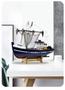 Imagem de Miniatura Barco Navio Caravela Madeira Enfeite Decorativo 28cm