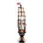 Imagem de Miniatura Barco Navio Caravela Madeira Enfeite Decorativo 62cm