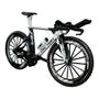 Imagem de Miniatura Bicicleta Bike Time Trial Cinza Metal 1:10