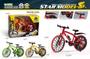 Imagem de Miniatura Bicicleta Metal 1:8 Modelo Mountain Bike Crazy