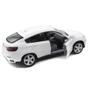 Imagem de Miniatura BMW X6 Kinsmart 1/38 Metal e Fricção Branco