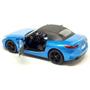 Imagem de Miniatura BMW Z4 Kinsmart 1/34 Metal e Fricção Azul teto Preto