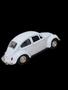 Imagem de Miniatura brinquedo Fusca 1967 Carrinho abre Capô e Portas Metal Die Cast e Fricção Branco